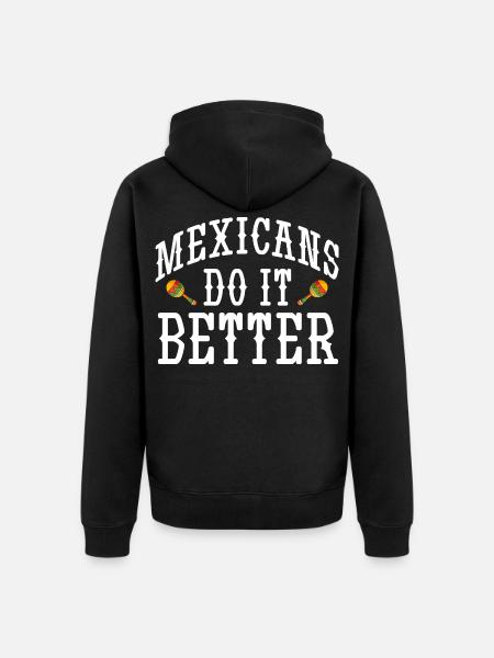 Mexican Mexico - Unisex Premium Bio Zip Hoodie - Schwarz