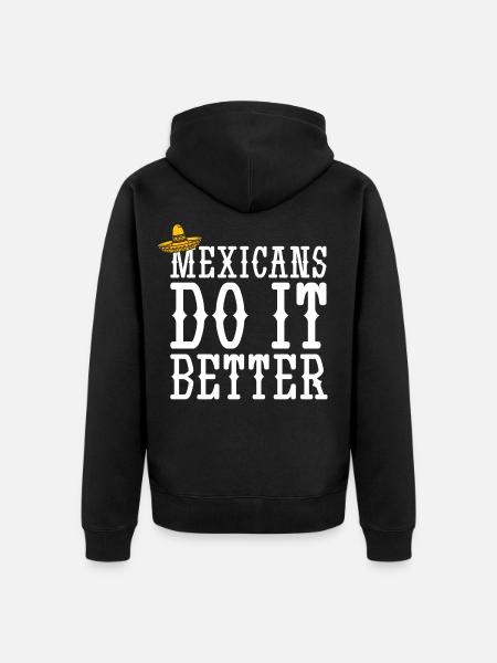 Mexican Mexico - Unisex Premium Bio Zip Hoodie - Schwarz