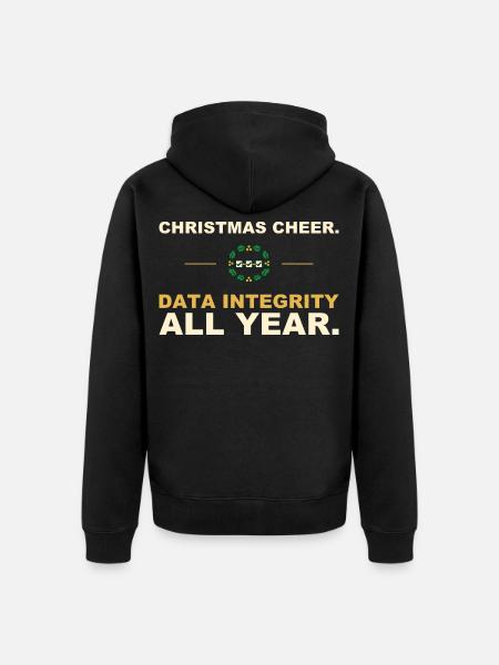 Integrität von Weihnachtsfreuden-Daten – Pharma-Geschenk - Unisex Premium Bio Zip Hoodie - Schwarz