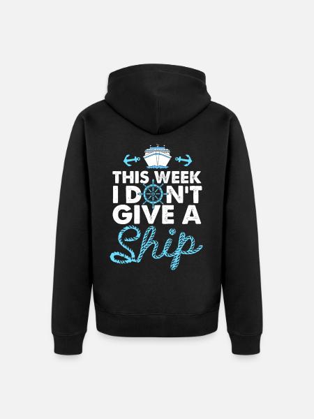 Kreuzfahrtschiff Kreuzfahrt - Unisex Premium Bio Zip Hoodie - Schwarz