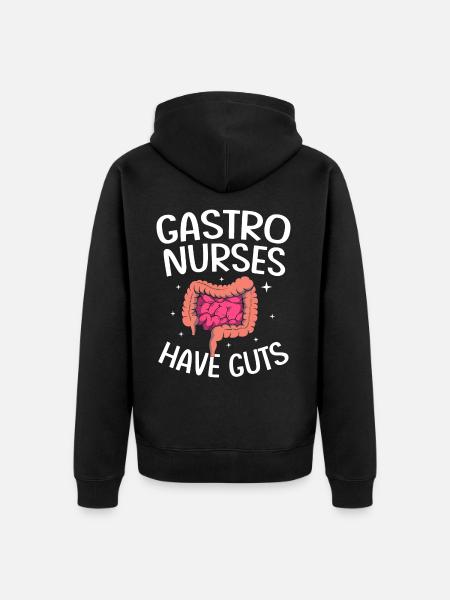 Gastroenterologie - Unisex Premium Bio Zip Hoodie - Schwarz