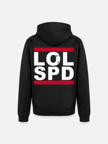LOL SPD - Unisex Premium Bio Zip Hoodie - Schwarz