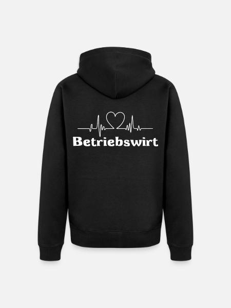 Betriebswirt - Unisex Premium Bio Zip Hoodie - Schwarz