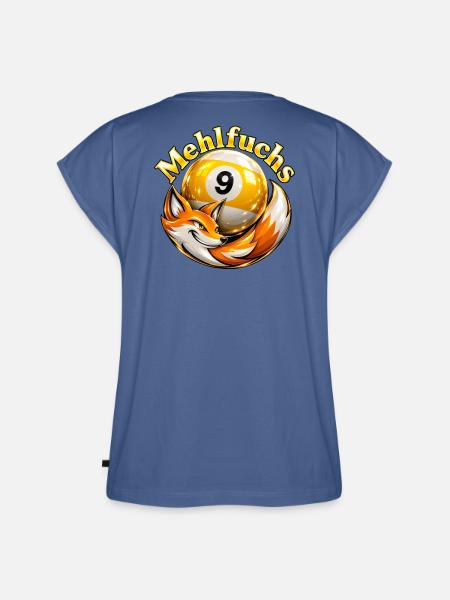 9Ball Billard Mehlfuchs  - Frauen Premium Bio Top - Taubenblau