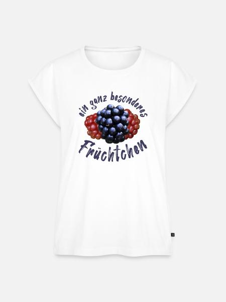 Früchtchen Bengel Göre - Frauen Premium Bio Top - Weiß