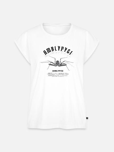 Geißelspinne - Amblypygi - Frauen Premium Bio Top - Weiß