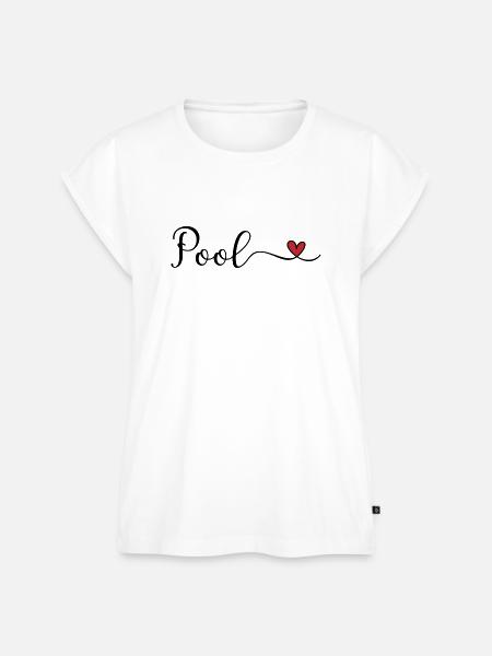 Pool - Frauen Premium Bio Top - Weiß