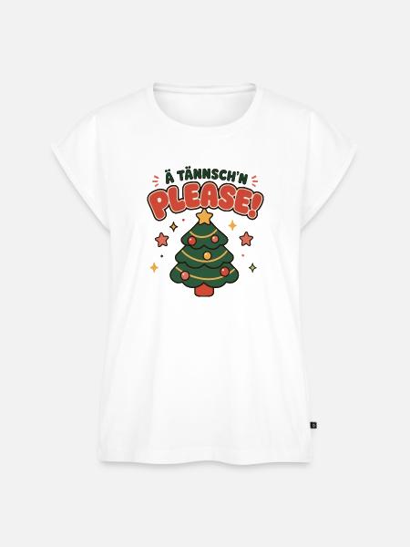 Ä Tännsch'n Please – Glühwein Saison - Frauen Premium Bio Top - Weiß