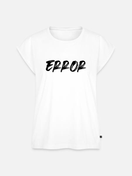 Error - Frauen Premium Bio Top - Weiß