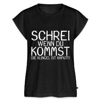 Orgasmus Versauter Spruch - Frauen Premium Bio Top - Schwarz - Vorne - AI Model Female 172 light (172cm)