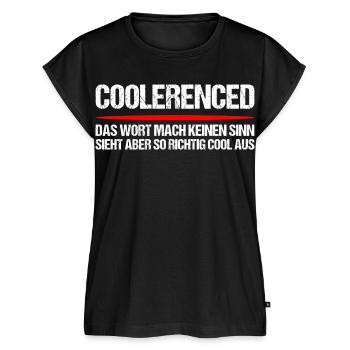 Coolerenced Witziger Spruch Nonsens Humor - Frauen Premium Bio Top - Schwarz - Vorne - AI Model Female 172 light (172cm)