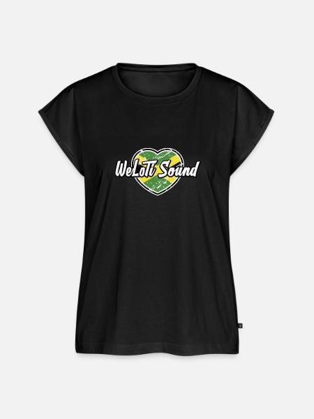 Weloti Members Club - Frauen Premium Bio Top - Schwarz