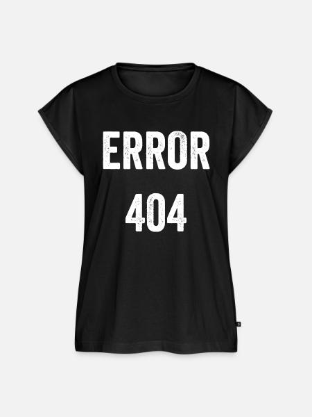 Error 404 - Frauen Premium Bio Top - Schwarz