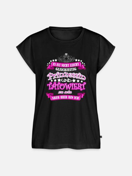 Tattoo Tätowiert - Frauen Premium Bio Top - Schwarz
