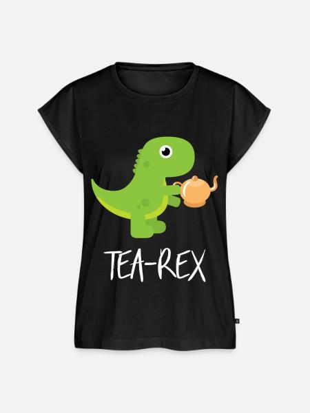 Tee - Frauen Premium Bio Top - Schwarz