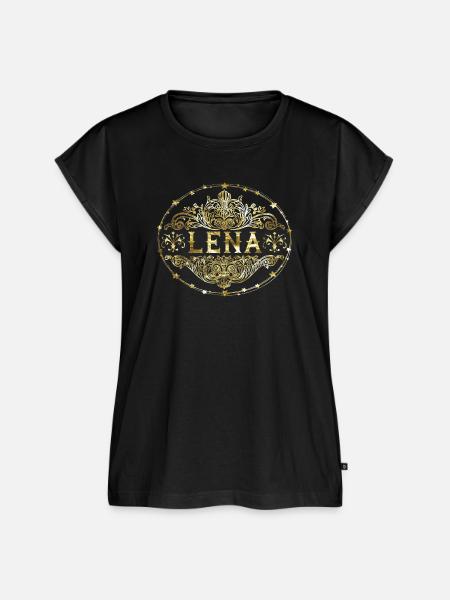 Lena - Frauen Premium Bio Top - Schwarz