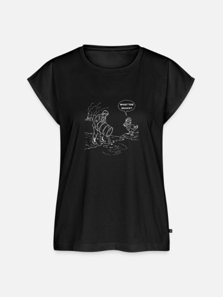 What the Quack?! - Frauen Premium Bio Top - Schwarz