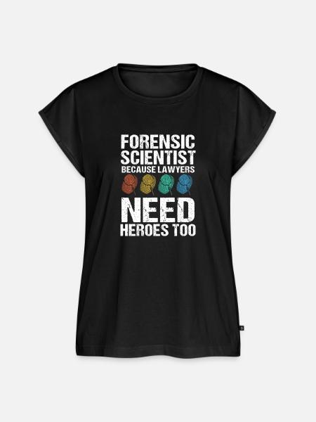 Forensik Forensiker Rechtsmedizin - Frauen Premium Bio Top - Schwarz
