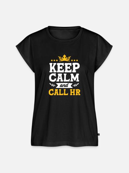 HR Manager - Frauen Premium Bio Top - Schwarz