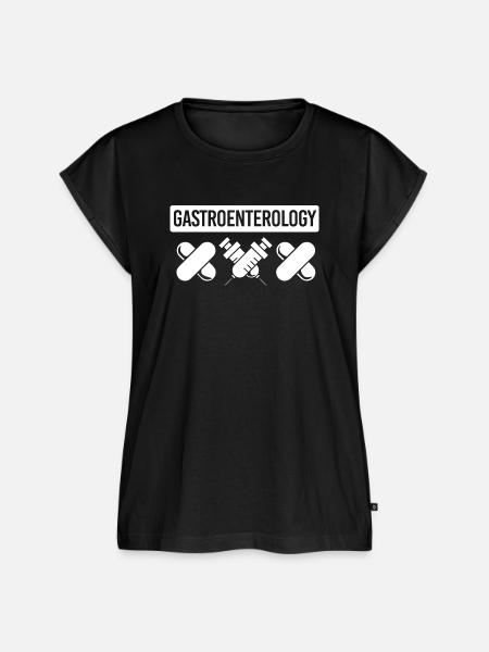 Gastroenterologie - Frauen Premium Bio Top - Schwarz