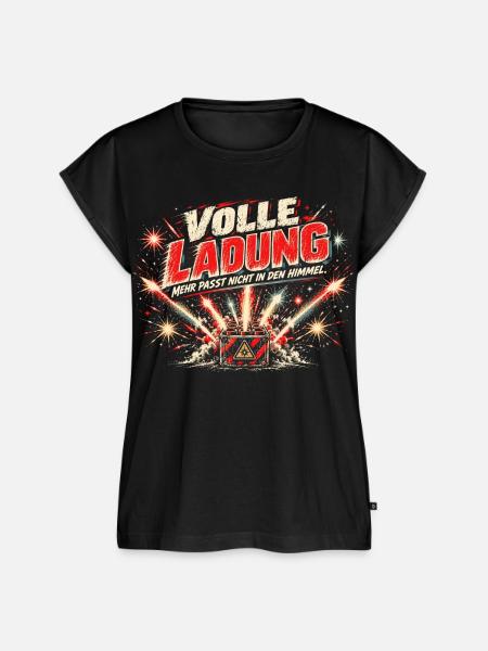 Volle Ladung – Feuerwerk Silvester - Frauen Premium Bio Top - Schwarz