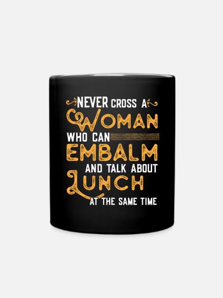 Lustiger Bestatter Spruch - Tasse einfarbig - Schwarz