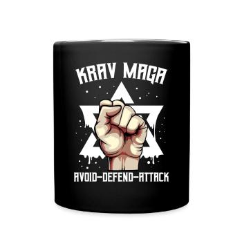 Krav Maga - Full Colour Mug - black - Front