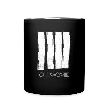 OH FILM! - Tasse einfarbig - Schwarz - Vorne