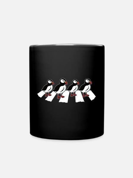 Papageitaucher Papageientaucher Puffin - Tasse einfarbig - Schwarz