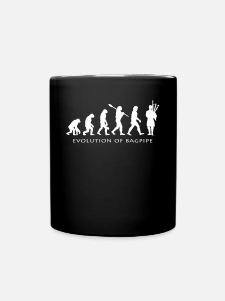 bagpipes - Full Colour Mug - black