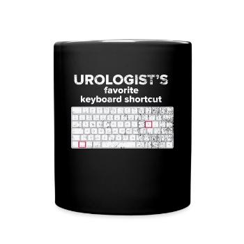 Kompetenter Urologe Blasenspiegelung - Tasse einfarbig - Schwarz - Vorne