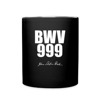 Bach Johann Sebastian - Mug uni - noir - Devant