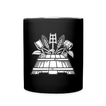 Brewer logo - Full Colour Mug - black - Front