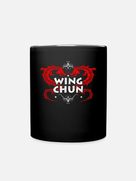 Wing Chun - Tasse einfarbig - Schwarz