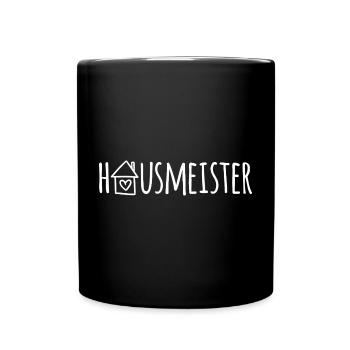 Hausmeister - Tasse einfarbig - Schwarz - Vorne