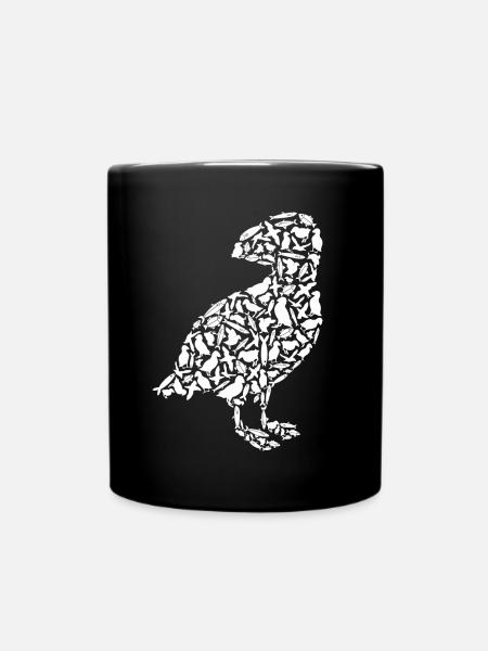 Puffin Papageientaucher Puffins Papageitaucher - Tasse einfarbig - Schwarz