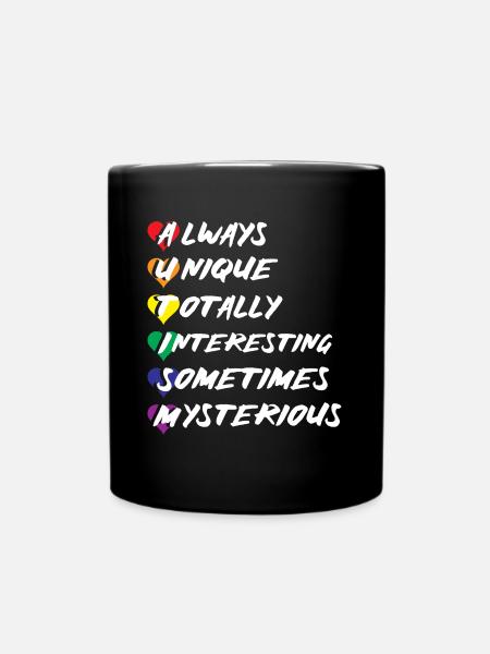 Autism Autismus Asperger Autistin Autist Asperger- - Tasse einfarbig - Schwarz