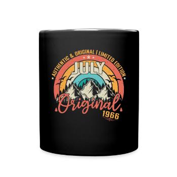 Juli 1966 Juli Jubiläum 1966 Juli - Tasse einfarbig - Schwarz - Vorne