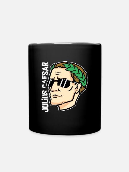 Wagemutiger Cäsar Triumphator - Tasse einfarbig - Schwarz