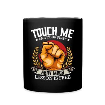 Krav Maga - Full Colour Mug - black - Front