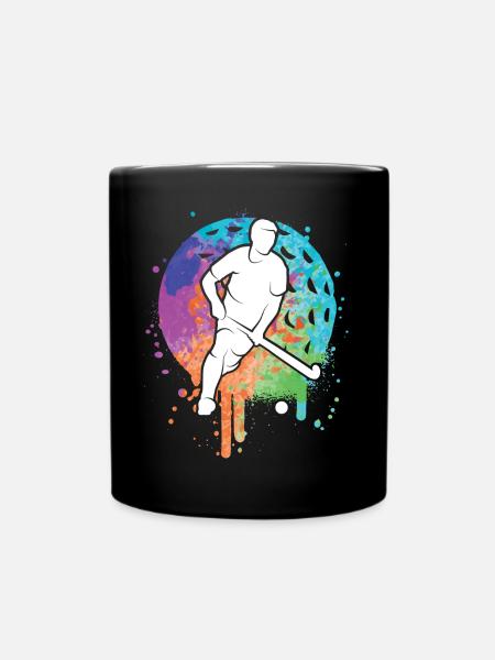 Hockeyspieler Feldhockey Spieler Hockey Jungen - Tasse einfarbig - Schwarz
