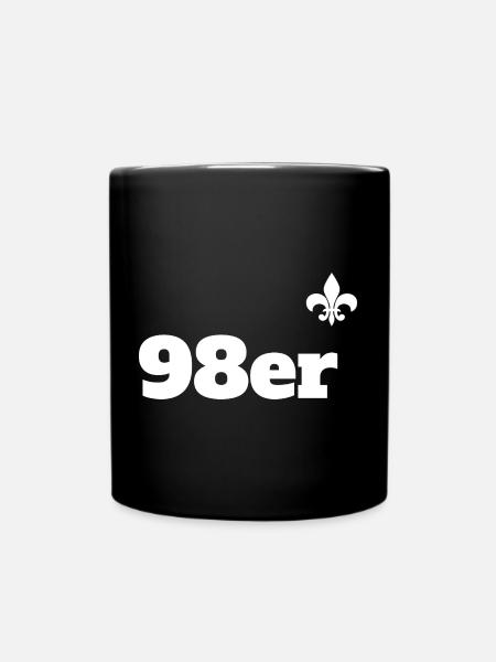 Darmstadt Fußball Lilien T-Shirt - Tasse einfarbig - Schwarz