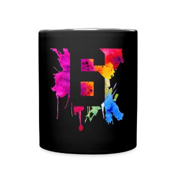 6 YEARS 6TH BIRTHDAY - Full Colour Mug - black - Front