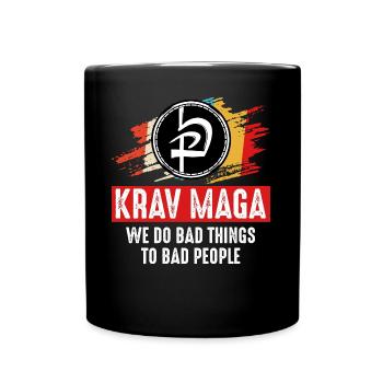 Krav Maga - Full Colour Mug - black - Front