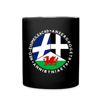 Schottische, walisische, kornische Unabhängigkeit, keltisch - Tasse einfarbig - Schwarz - Vorne