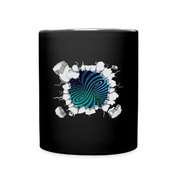 Matrix eddy current breaks out - Full Colour Mug - black - Front