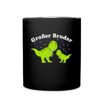 Bald Großer Bruder Ich Bin Großer Bruder - Tasse einfarbig - Schwarz - Vorne