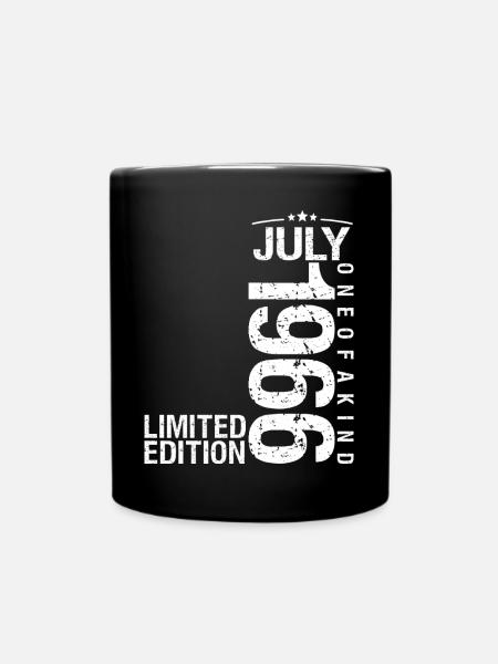 Juli 1966 Juli Geburtstag Juli 1966 - Tasse einfarbig - Schwarz