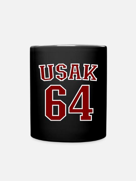 Usak 64 - Tasse einfarbig - Schwarz