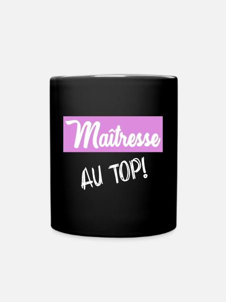 MERCI. MAÎTRESSE - Mug uni - noir